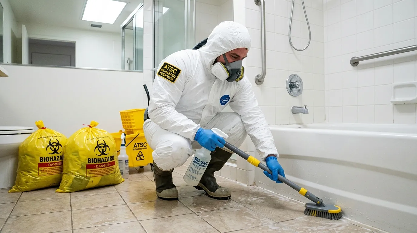 Decontamination equipment deployed for Blood Cleanup in Oradell